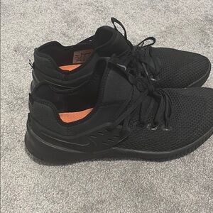Nike Black and Orange Running Shoes